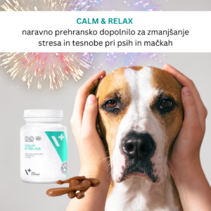 za preprečevanje stresa pri pokanju petrad za pse in mačke calm&relax
