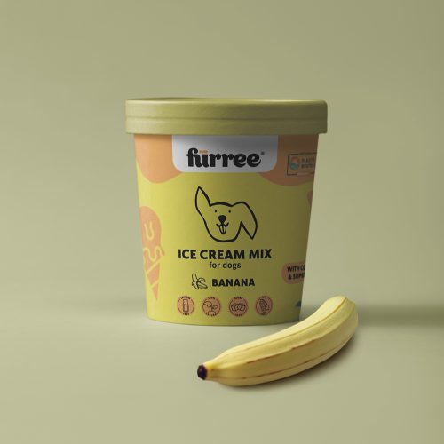 Furree mešanica za pasji sladoled - banana