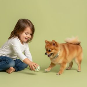 Info_Loomp_A_small_Pomeranian_dog_in_a_realistic_photo_style,_wearing_a_coll_d7d1cb5f-592a-4544-8fbc-72c47adb5b6c