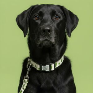 trpežna pasja ovratnica z varnostno zaponko