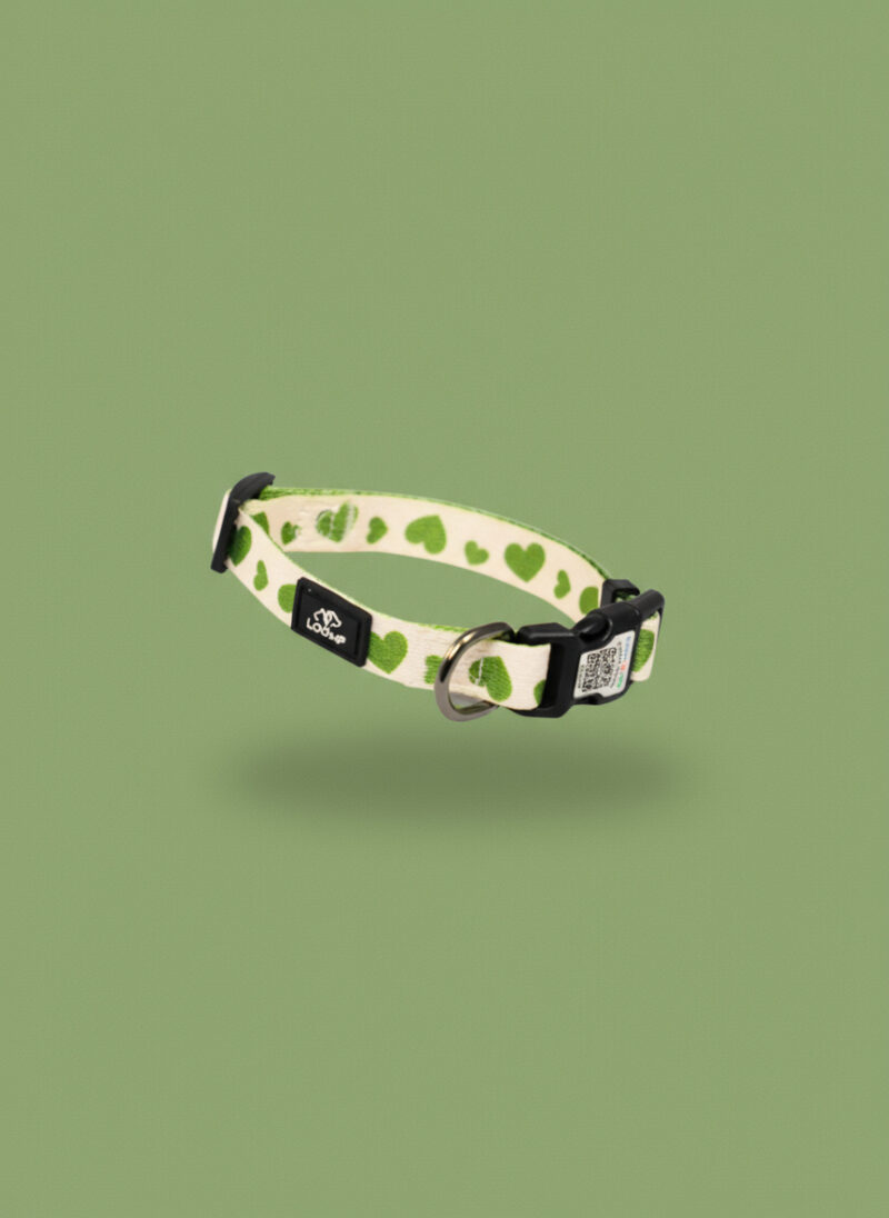 trpežna pasja ovratnica z varnostno zaponko