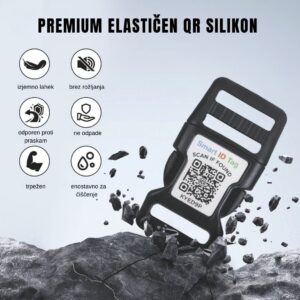 Smart ID QR koda Pametna oprsnica Pasja oprsnica